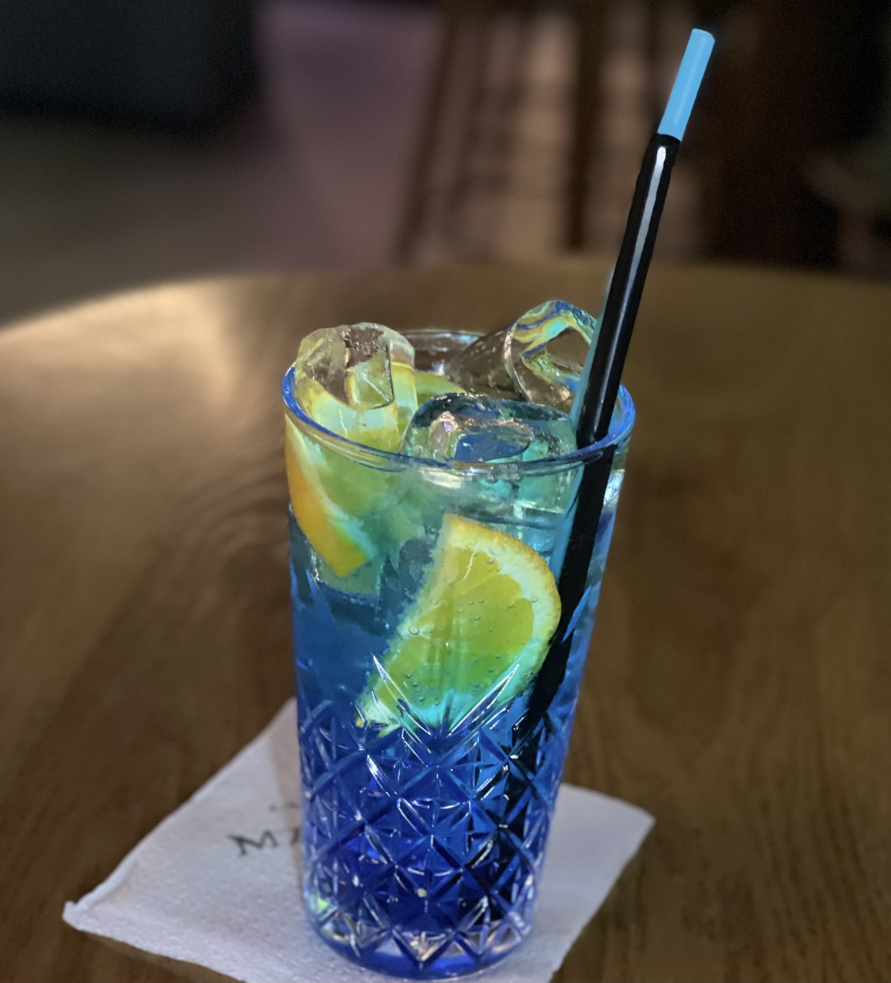 Blue Lagoon from the menu of Caffe-Club Matrix