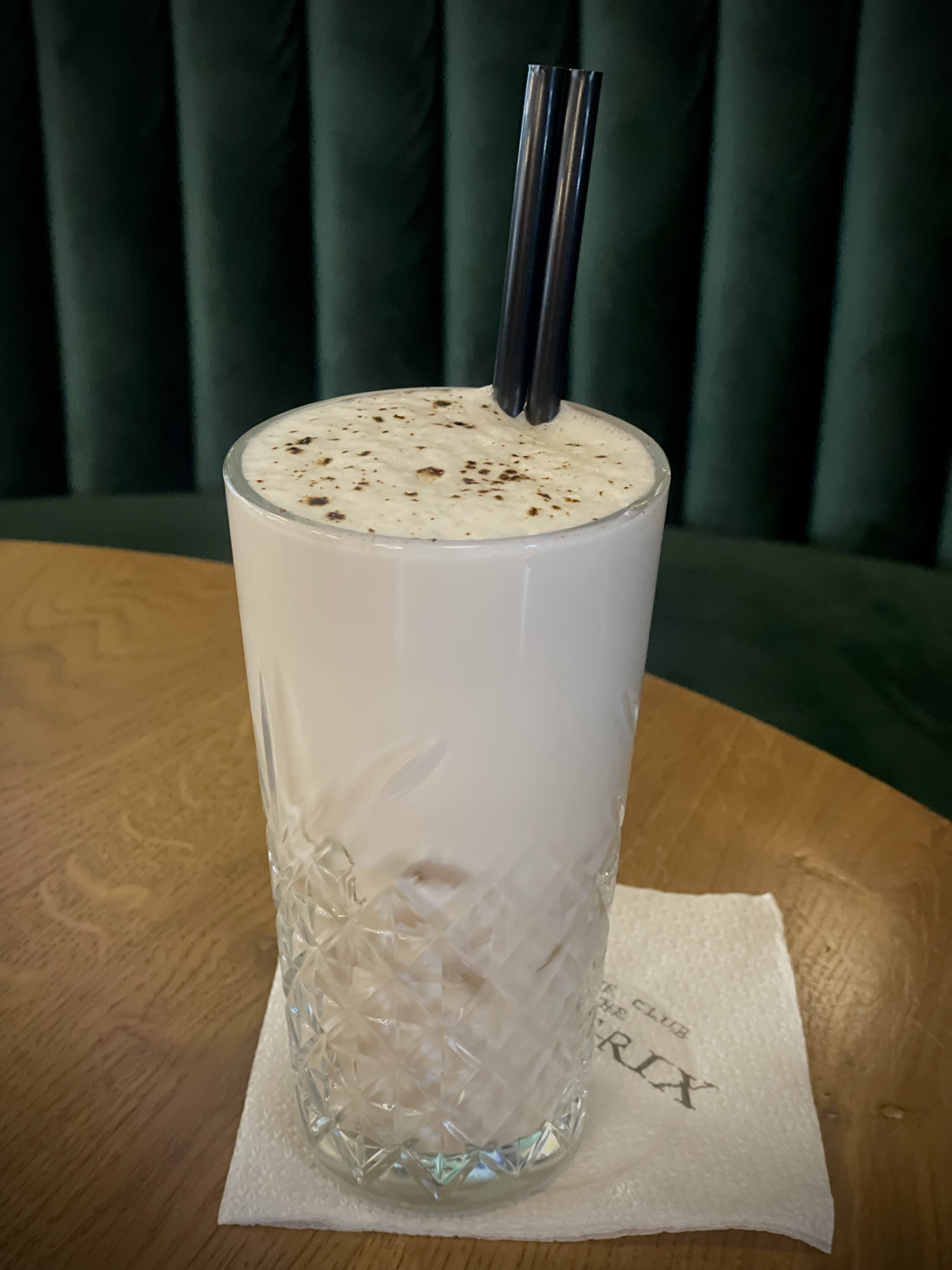 White Russian from the menu of Caffe-Club Matrix
