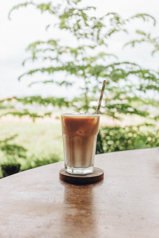 Frappe from the menu of Стария Чинар Мелник