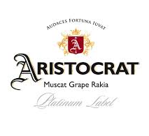 Aristocrat rakia from the menu of Resto Shop