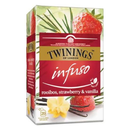 Rooibos, strawberry and vanilla from the menu of MLADOST • Coffee • Bar