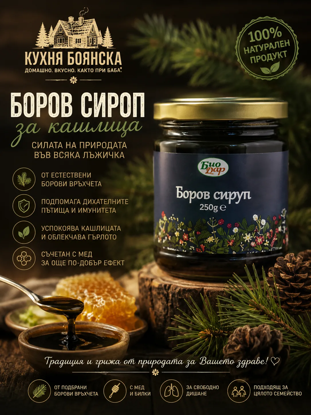 Боров сироп от менюто на Кухня Боянска