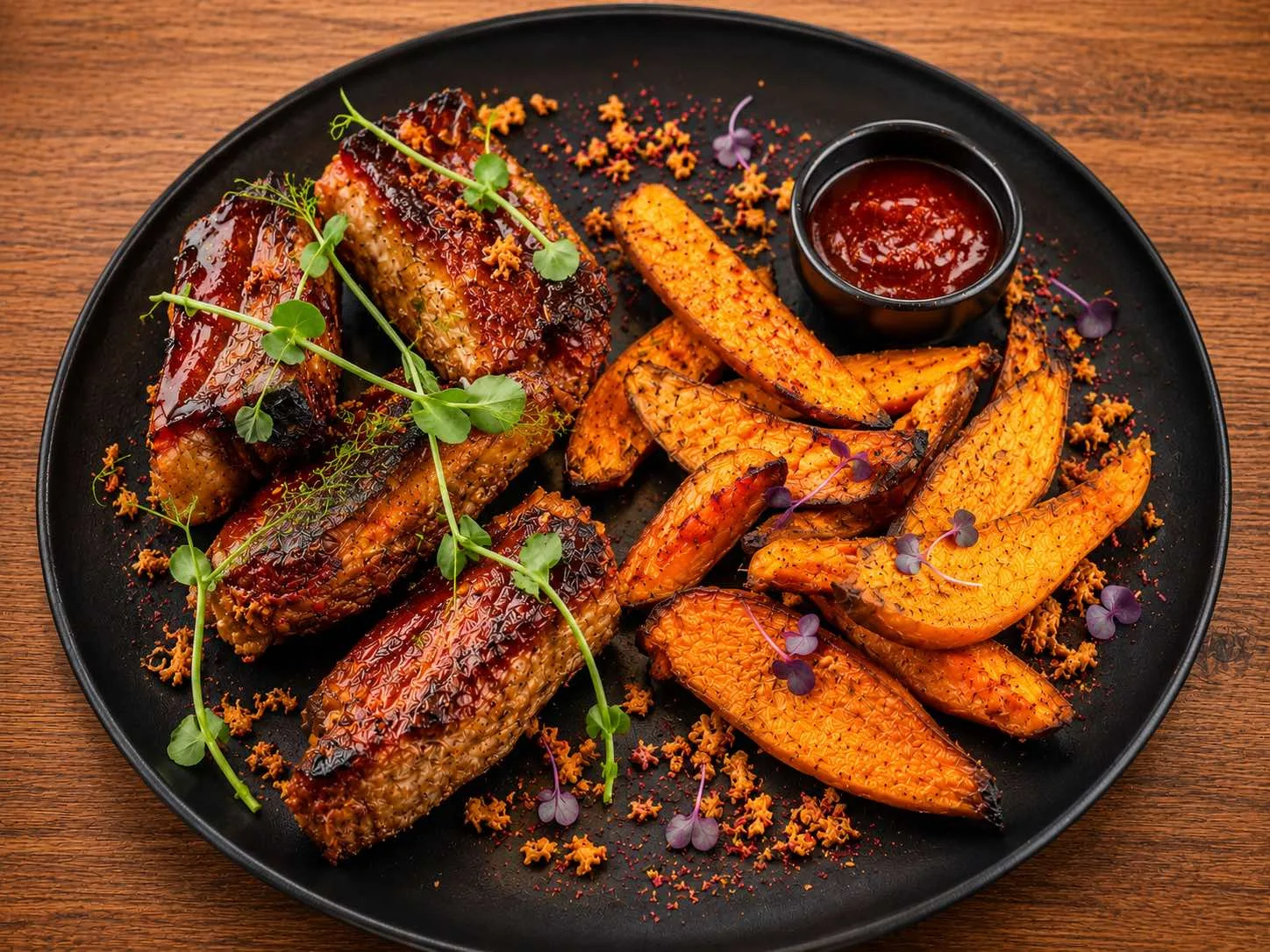 Бавно печени свински ребра от менюто на Resto Shop