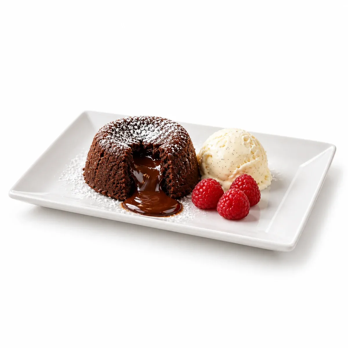 Chocolate souffle from the menu of По Ноти