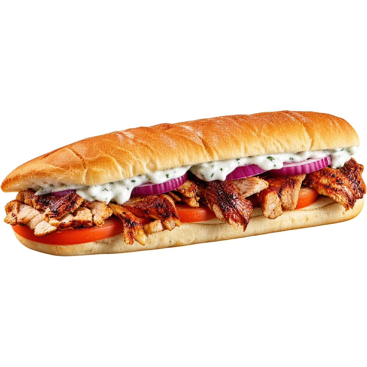Гирос хот-дог Свински от менюто на My Greek Gyros