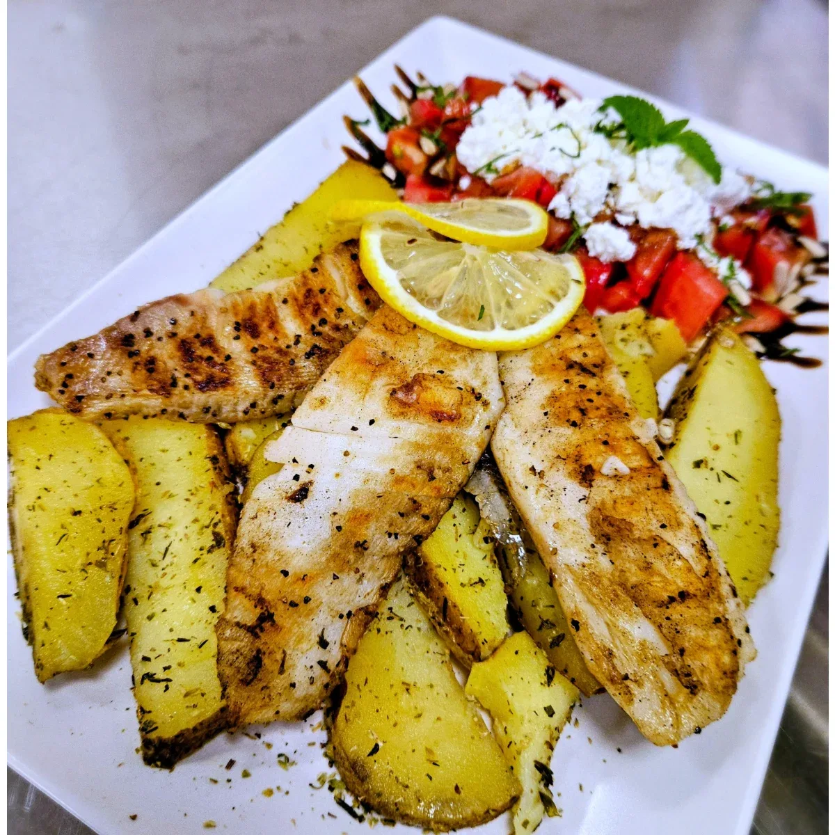 High Protein Tilapia from the menu of Vall's Kitchen/Валс Китчън