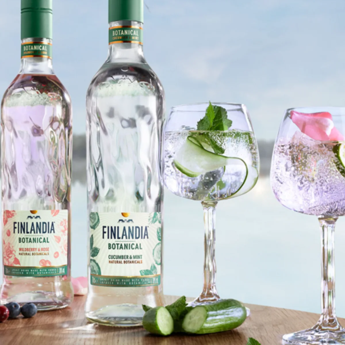 Finlandia Botanical Cucumber & Mint от менюто на MLADOST • Coffee • Bar