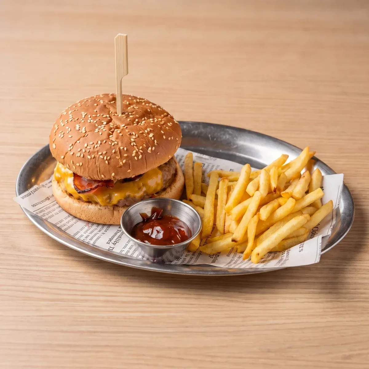 Bacon cheeseburger от менюто на Sorry Sara!