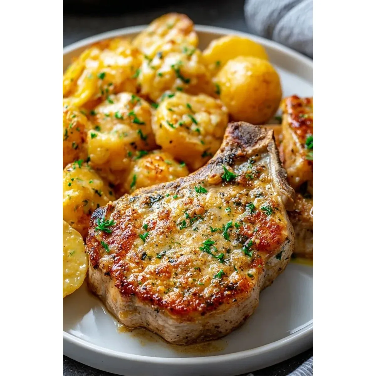 Котлет с печени картофи от менюто на Кухня Боянска