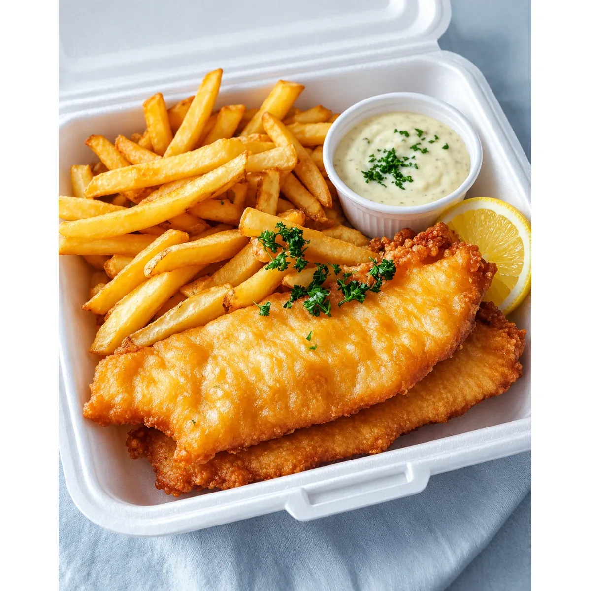 Fish&chips от менюто на Кухня Боянска